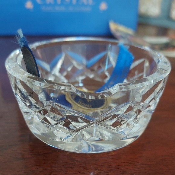 Tipperary Crystal Salt Cellar Dish Hand Made Irish - Picture 6 of 7